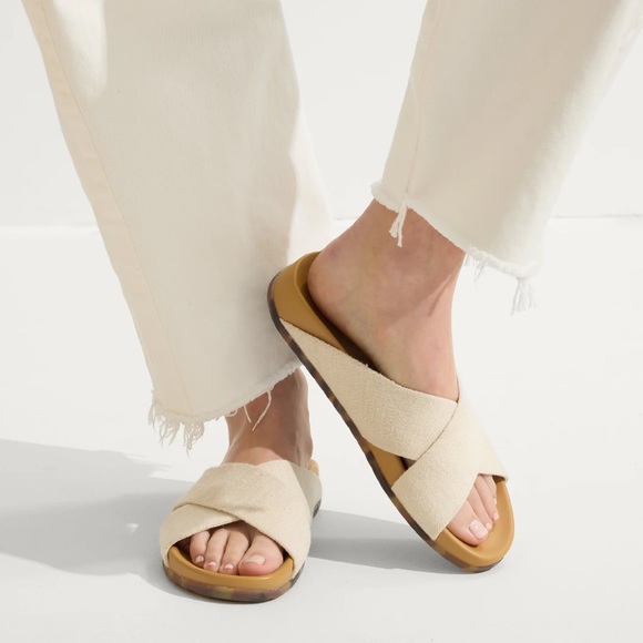 Rothy’s The Weekend Slides in Oat - Picture 2 of 14